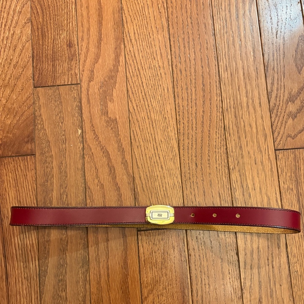 Vintage Leather Pierre Cardin Belt